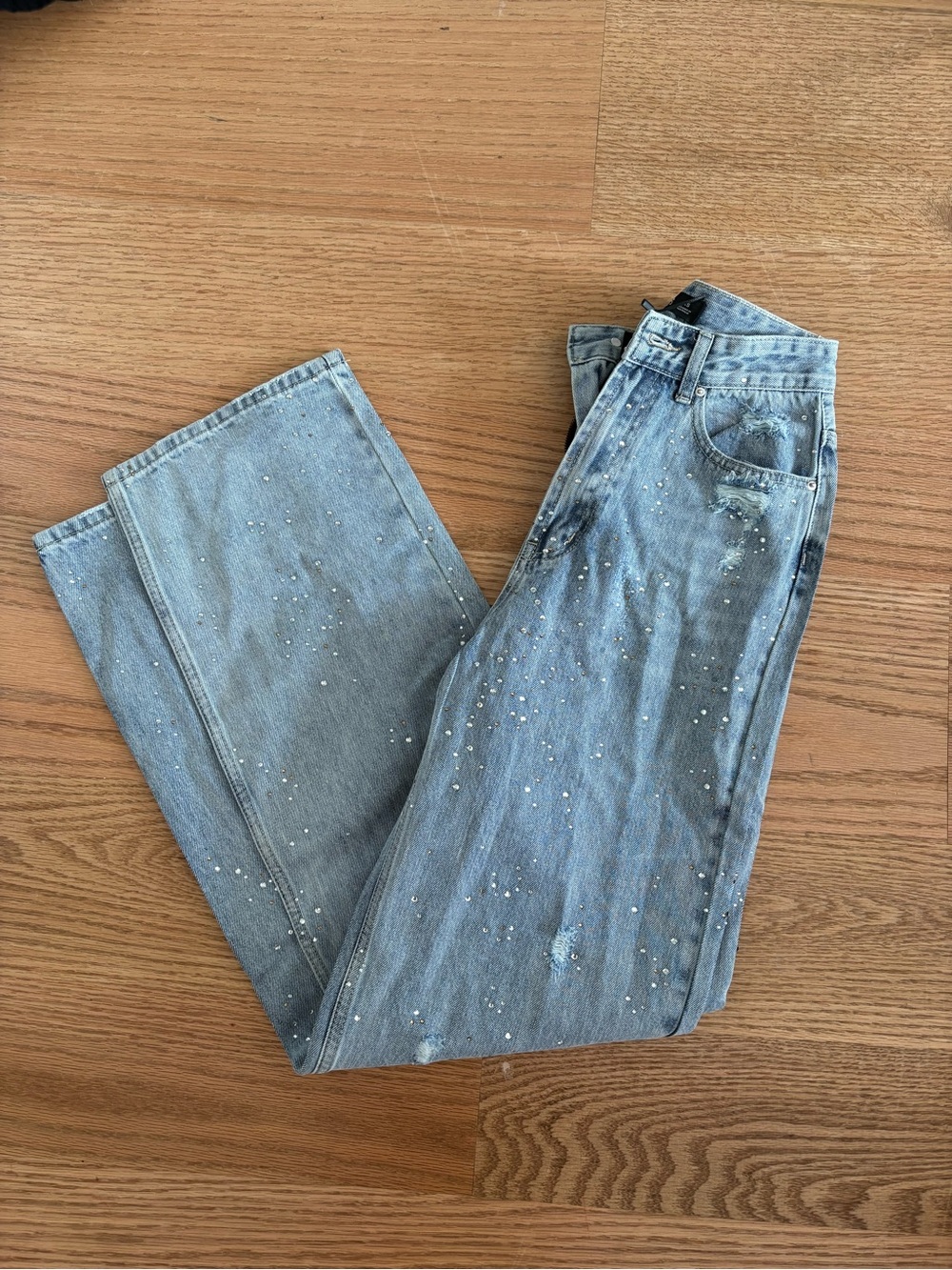 Light Blue embellished Women's Jeans